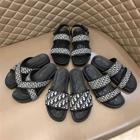 canvas dior slides men|designer slides men's on sale.